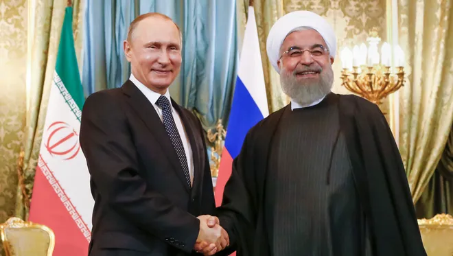 Putin meets with Iranian leader